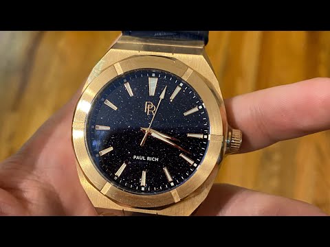 Stardust- Rose Gold Leather Paul Rich watch review - YouTube