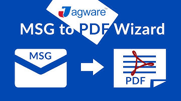 Convert Outlook MSG Files into PDF Format