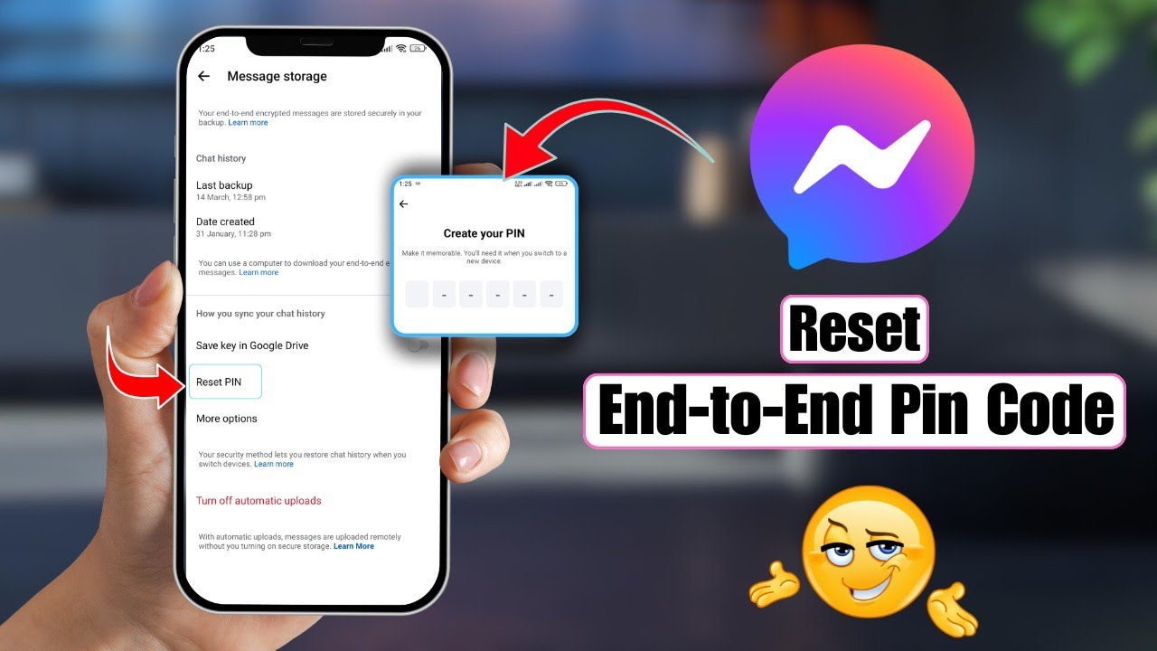 How to Reset End-to-End Encrypted Chat PIN Code on Messenger ...