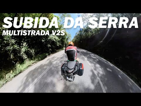 SUBIDA DA SERRA! - DUCATI MULTISTRADA V2S | MOTOS
