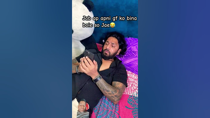 Ja ap apni gf ko bina bole so jaye 😂 #comedy #funny