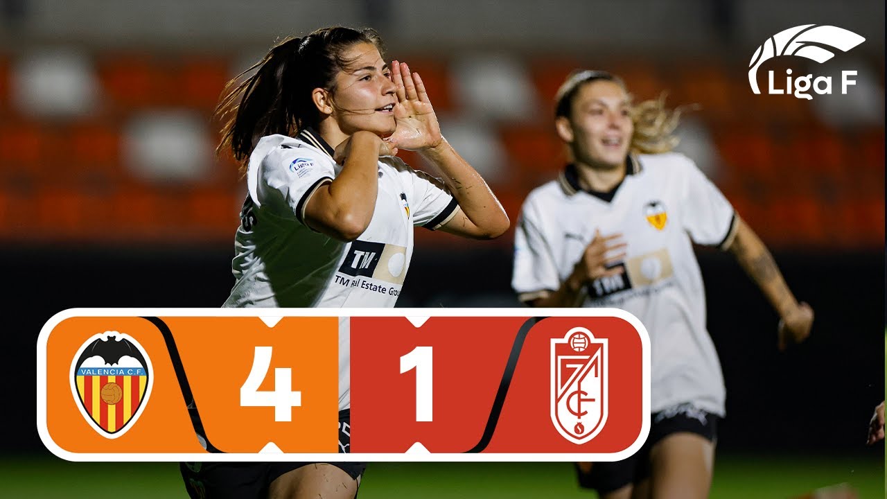 Resumen del VCF Femenino vs Granada CF | Jornada 21 | Liga F - YouTube