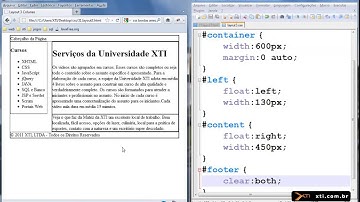 Universidade XTI - CSS - 31 - Layout com 3 Colunas