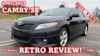 2010 Camry SE Review - 10 YEARS/100,000 Miles Later! (NOT Your Gramma