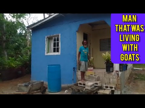 MR.FACEY A MAN HOW WAS LIVING IN A GOAT PEN, HE IS SO HAPPY TO BE ABLE TO HAVE HIS OWN HOME🙏🙏🙏