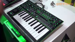 Roland AIRA System 1 Keyboard Synthesizer at MusikMesse 2014