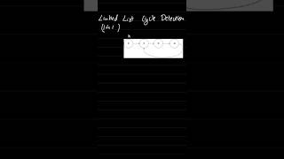 Linked list cycle detection 141 #leetcode #slowandfastpointer #neetcode #computerscience #DSA