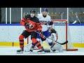 Highlights from Canada vs. U.S. in 2024 IIHF World Junior Championship pre-tournament action image