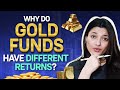 Why Are Gold Mutual Funds Returns Different From Gold Returns?