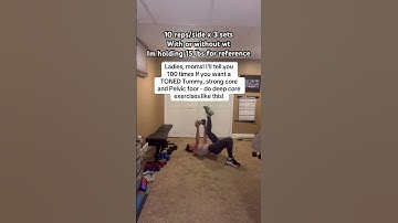 Do these instead of sit-ups or crunches for flat stomach, strong core & pelvic floor 10 reps x3sets