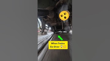 When Trains Go Over: A Close-Up Experience! #railtrack #railway #shortsfeed #wheel #Train #close