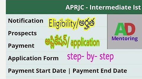 APRJC-2021|Application Detais|Required Documents-AD Mentoring