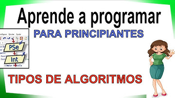 Tipos de Algoritmos Explicados 🧠 Aprende Lógica de Programación con Ejemplos Fáciles