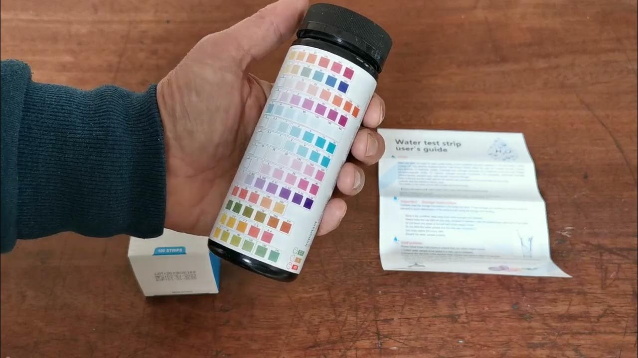 Water Testing Kit 100 strip 14 in 1 Drinking Water Test Strips YouTube