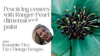 Practicing centers with Ranger Pearl Dimensional Paints screenshot 3