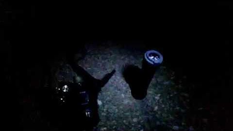 - angular size of light change - experiment I -