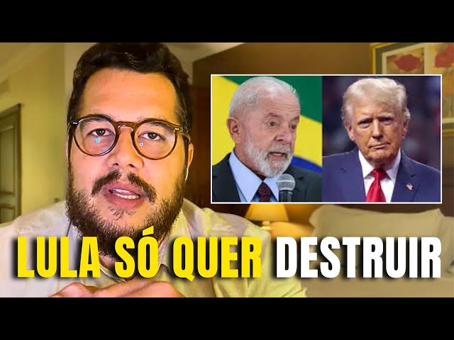 Lula não quer acordo com Trump. Só quer destruir nossa economia, ponto. | Bernardo Küster