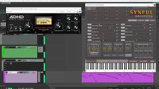 Quick attempt at simulating a Viola da Gamba, using Synful Orchestra