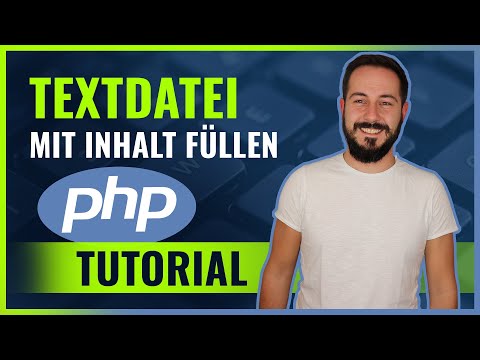 Video: So Binden Sie Eine Datei In PHP Ein