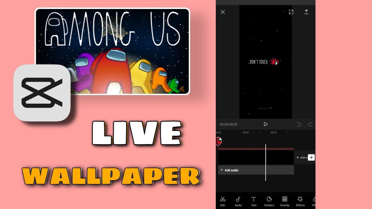 How To Make Among Us Live Wallpaper Tiktok New Trend Youtube