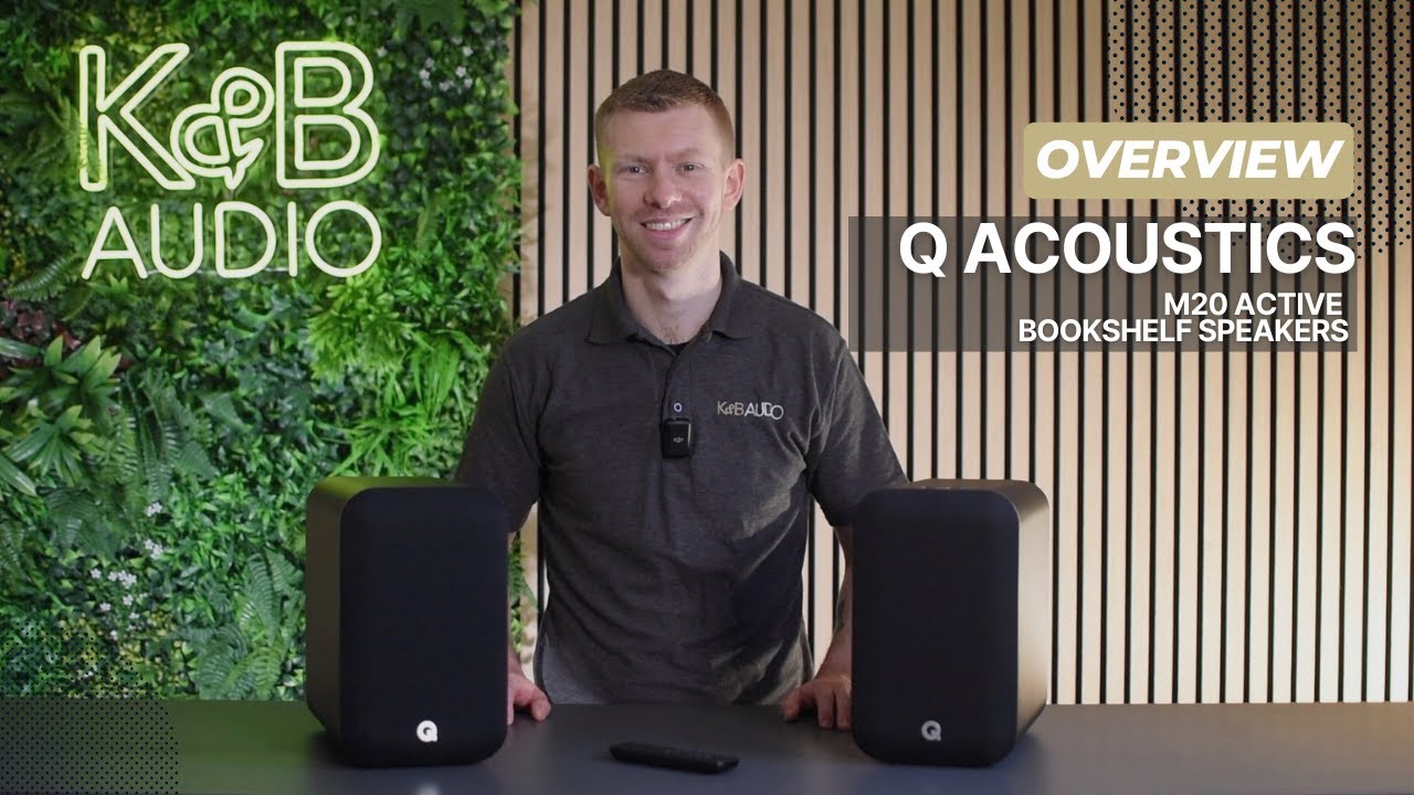 Q Acoustics M20 Active Bookshelf Speakers Product Overview - YouTube