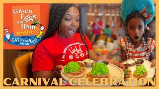 Carnival Cruise's GREEN EGGS and Ham Breakfast is BACK! [Carnival Celebration]