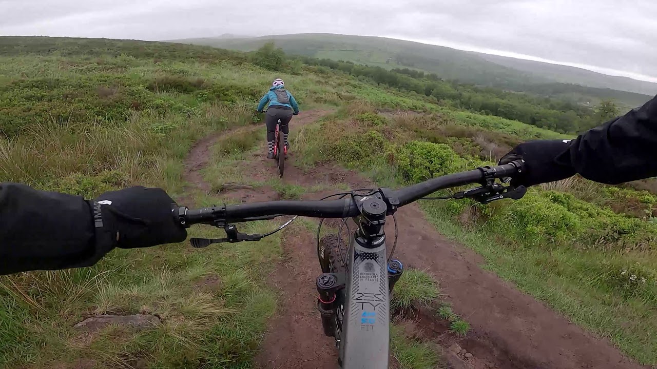 Peaks ride with Sharon and the Doggo's