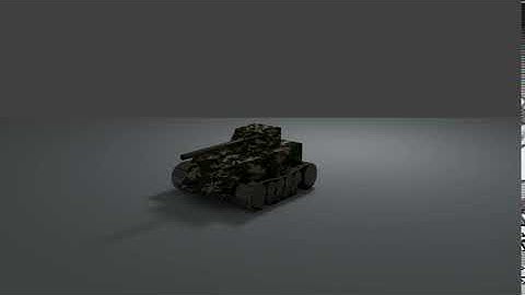 Tank Animation in Blender version 2.79b