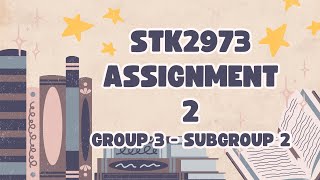 STK2973 Analytical Techniques (Assignment 2)