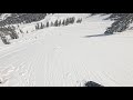 temptation chutes at snowbird