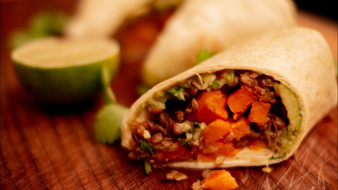 Unschlagbare Süßkartoffel Wraps!