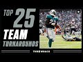 Top 25 Team Turnarounds in NFL History!