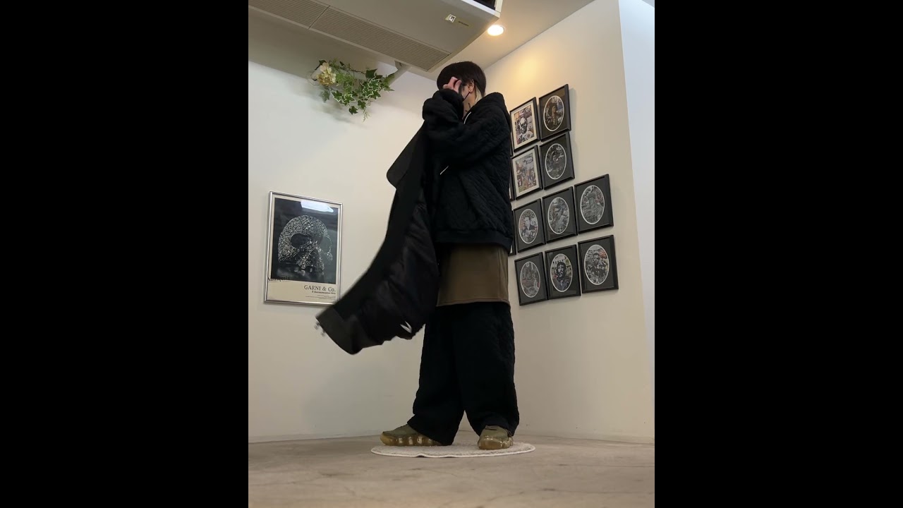 VOAAOVのMA-1にmy beautiful landletのキルテッドジャガード  