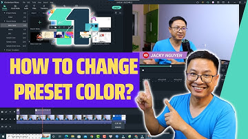 How to Change Preset Color in Filmora 11 - Tutorial For Beginners