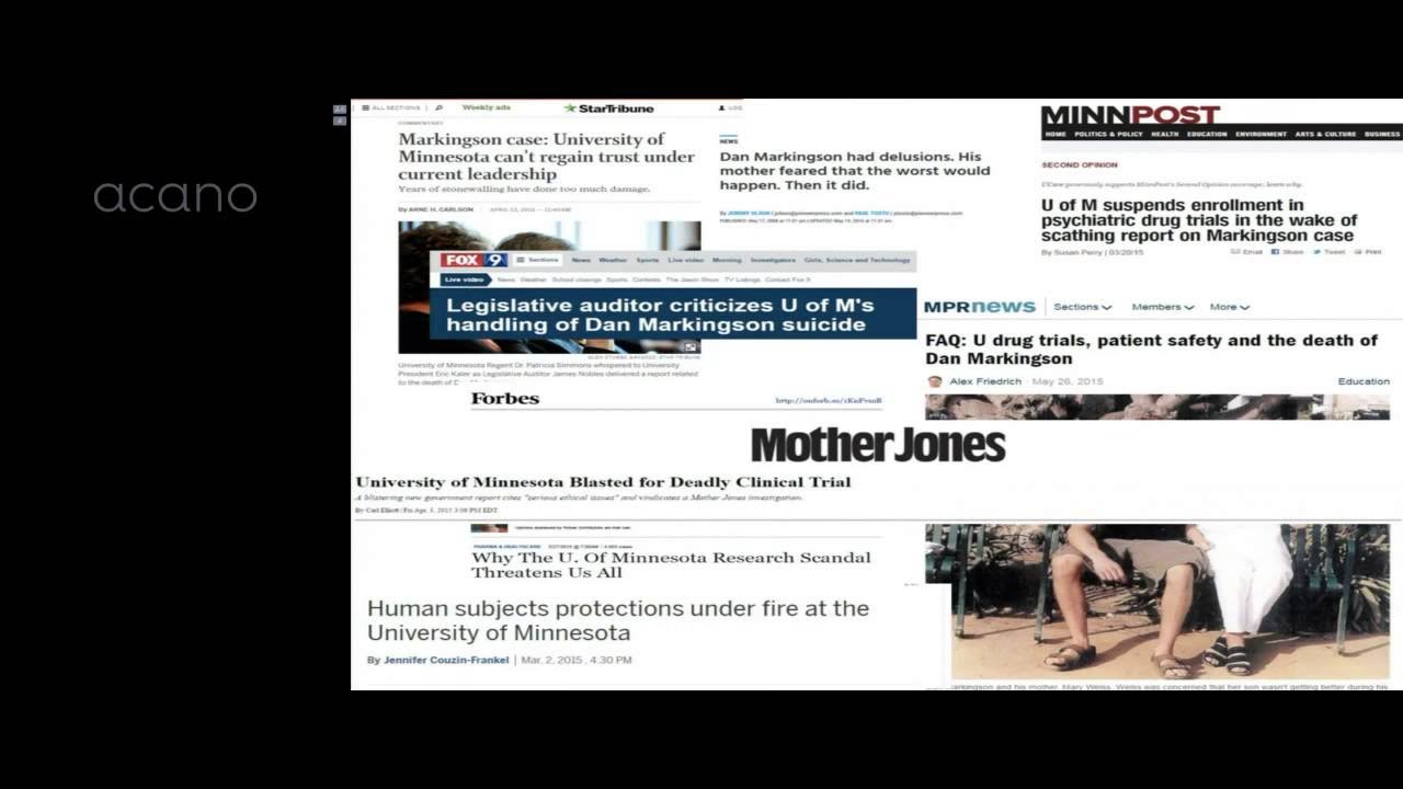 Psychiatry Department Head Inaugural Talk