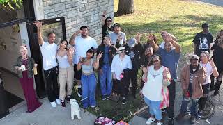 Balloon Release In Honor Of Proof 50Th Birthday