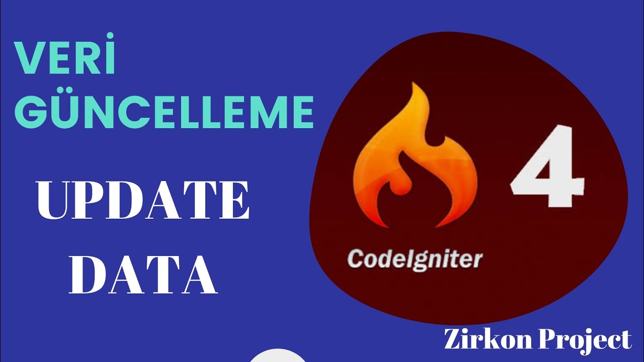 CodeIgniter 4 | Veri Güncelleme | Data Update - YouTube