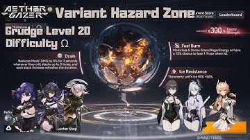 [Aether Gazer] Variant Hazard Zone - Drain, Fuel-Burn, and Ice Resistance (Diff. Ω) #Week112