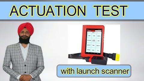 LAUNCH SCANNER X431 ACTUATION TEST | FUEL PUMP OFF | ACTUATION TEST OPTION | HI TECH ECM REPAIR