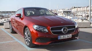 2018 Mercedes-Benz E 220 d 4MATIC Coupe Road And Interior Trailer