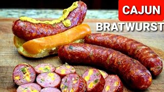 Bratwurst  Recipe - Jalapeno Cheddar Cajun Brats