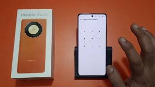 how to set pattern lock in honor x9b 5G | mobile me pattern lock kaise lagaye
