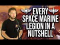 Every single warhammer space marine legion in a nutshell