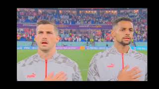 Switzerland National Anthem Vs Serbia - Fifa World Cup Qatar 2022