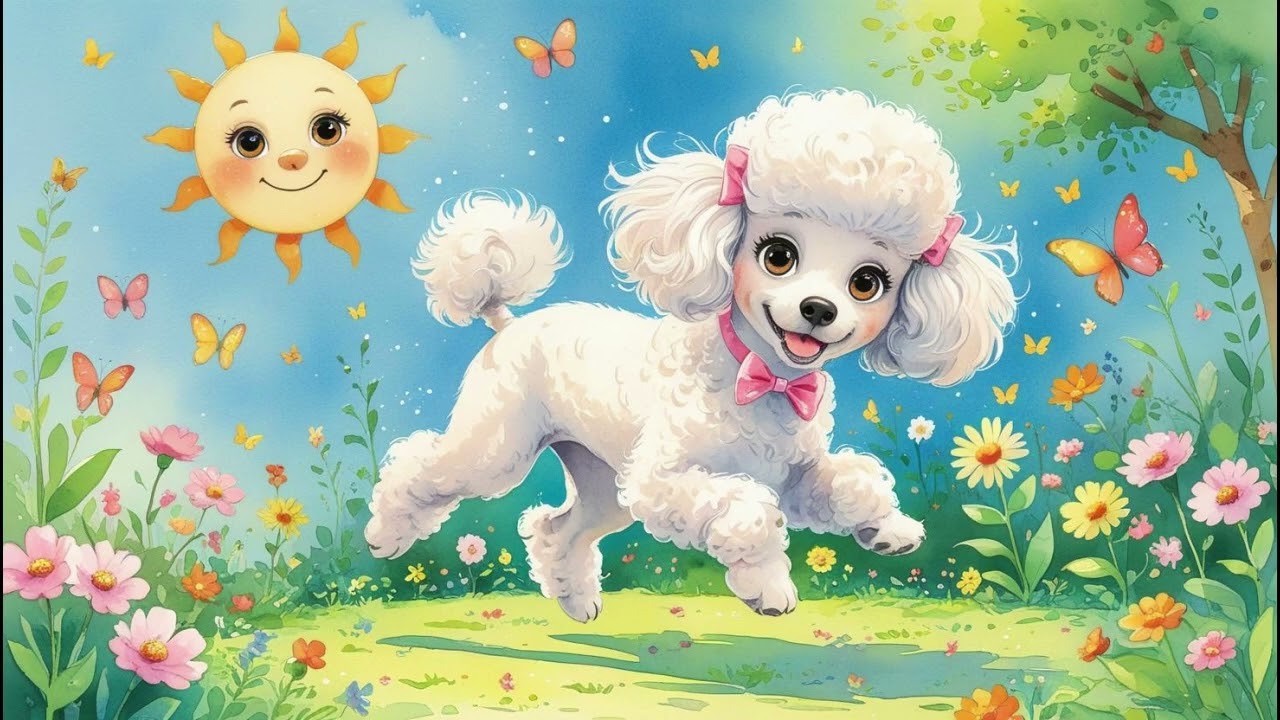 Pudel Pudel Flauschig Fein | Süßes Kinderlied zum Mitsingen für Kleine