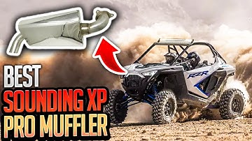 RZR XP PRO, Turbo R, BEST Sounding Muffler / Exhaust For The ! RPM SxS Sport Muffler!