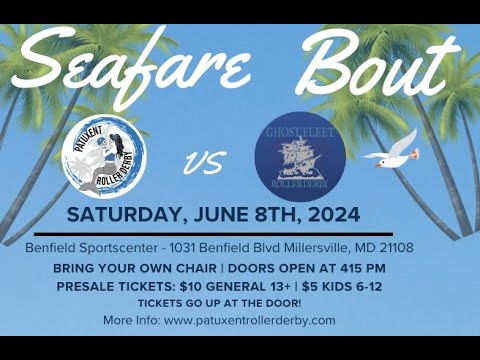 Patuxent Roller Derby vs Ghost Fleet Roller Derby 2024-06-08 Part 2