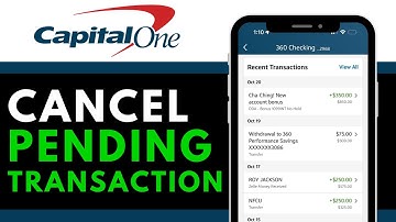 How to Cancel a Pending Transaction on Capital One 2025 (RIGHT WAY)