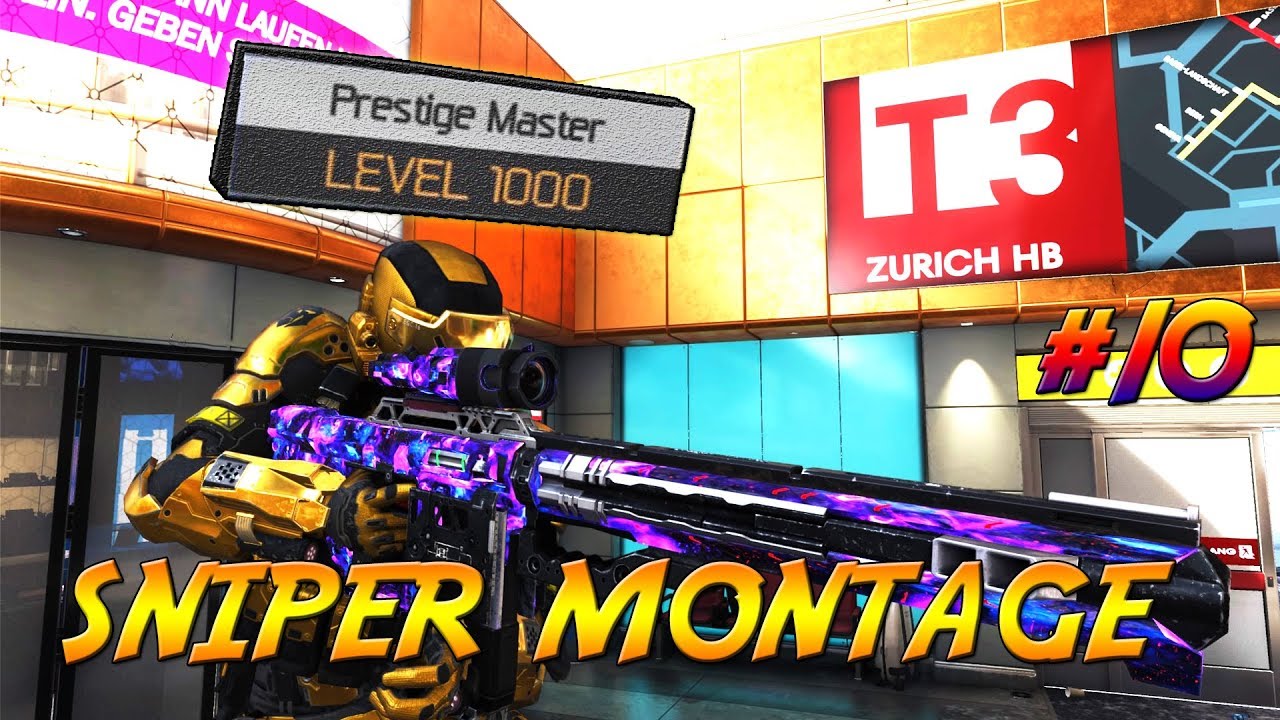 BLACK OPS 3 | PRESTIGE MASTER LEVEL 1000 | SNIPER MONTAGE - YouTube