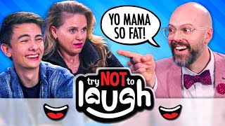 Try Not To Laugh Or Smile While Watching | Yo MAMA Jokes WITH Yo MAMA (Ep. # 141)